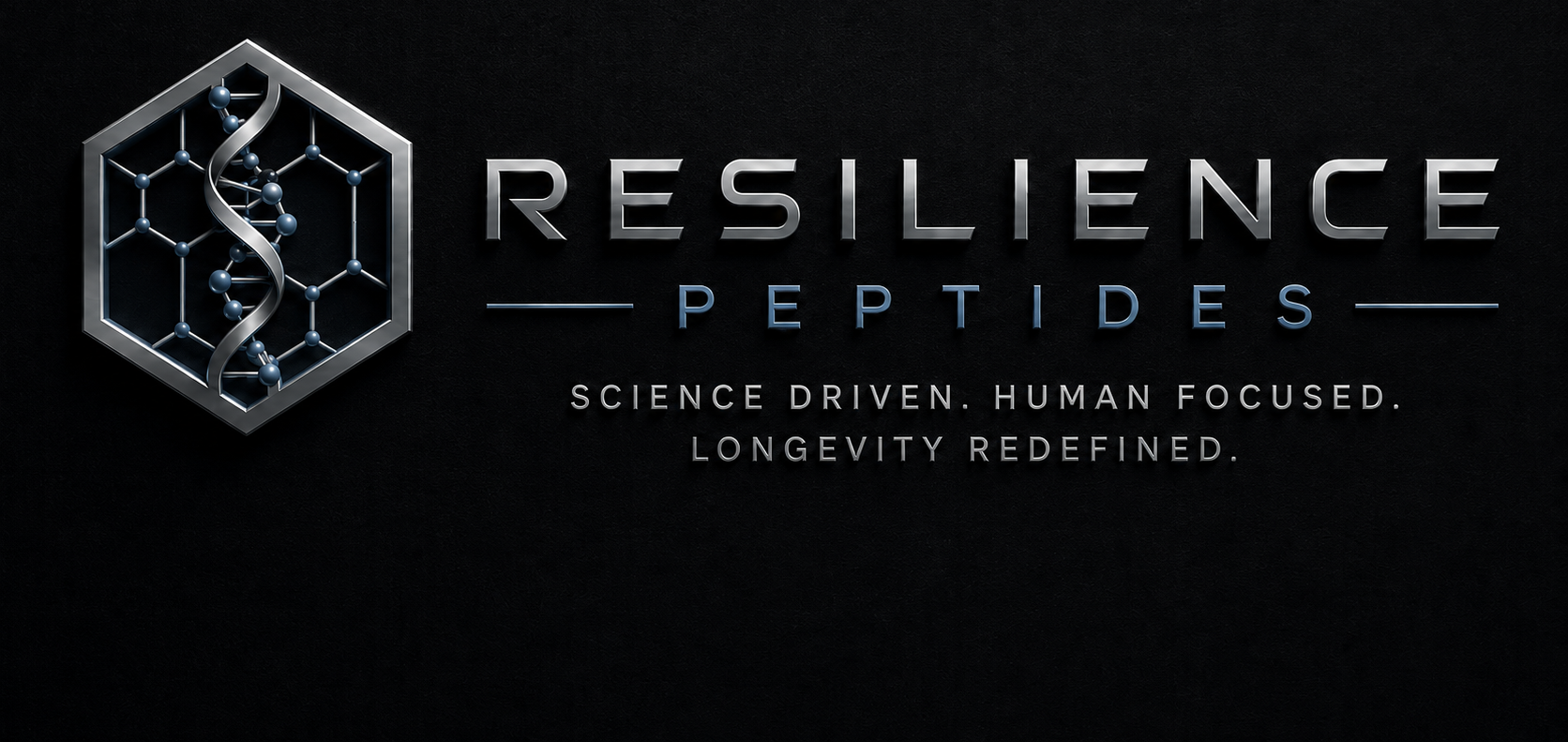 Resilience Peptides — Science Driven. Human Focused. Longevity Redefined.