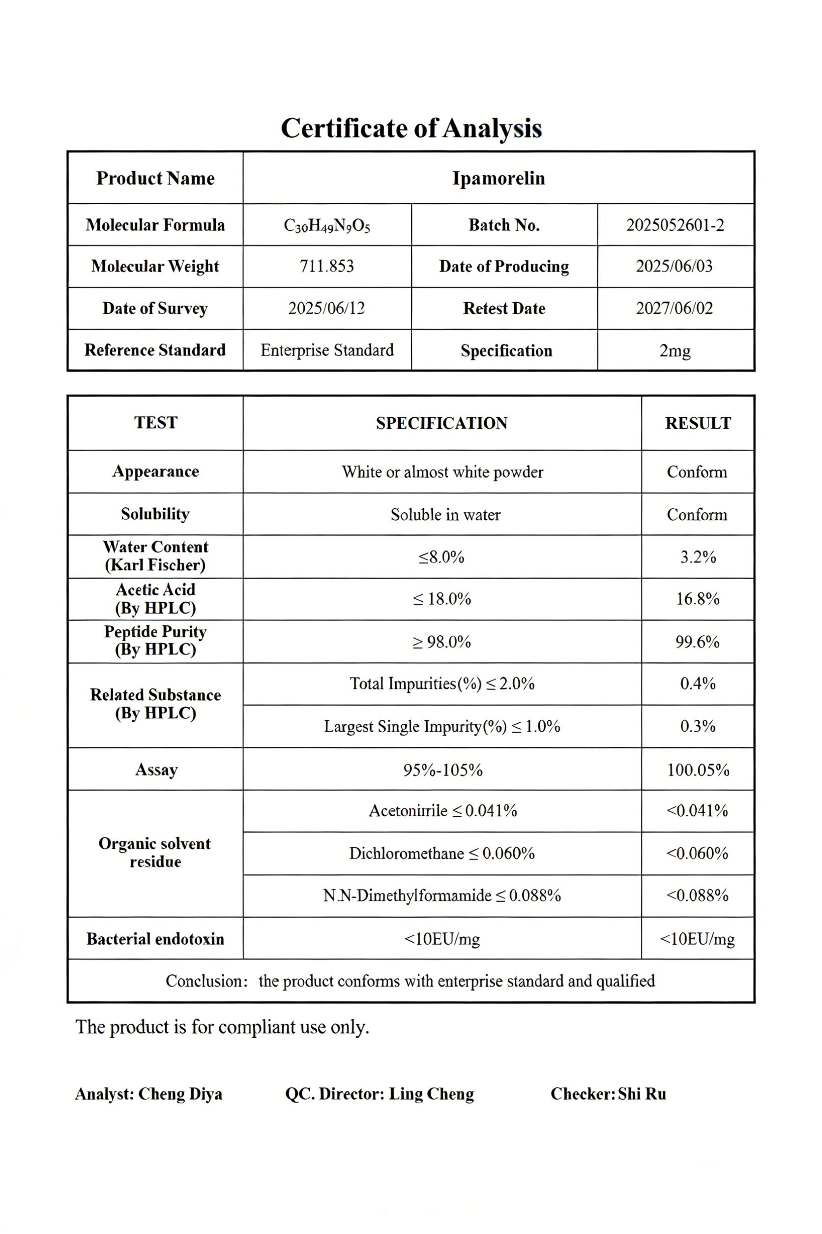 Ipamorelin — 10 mg - Image 2