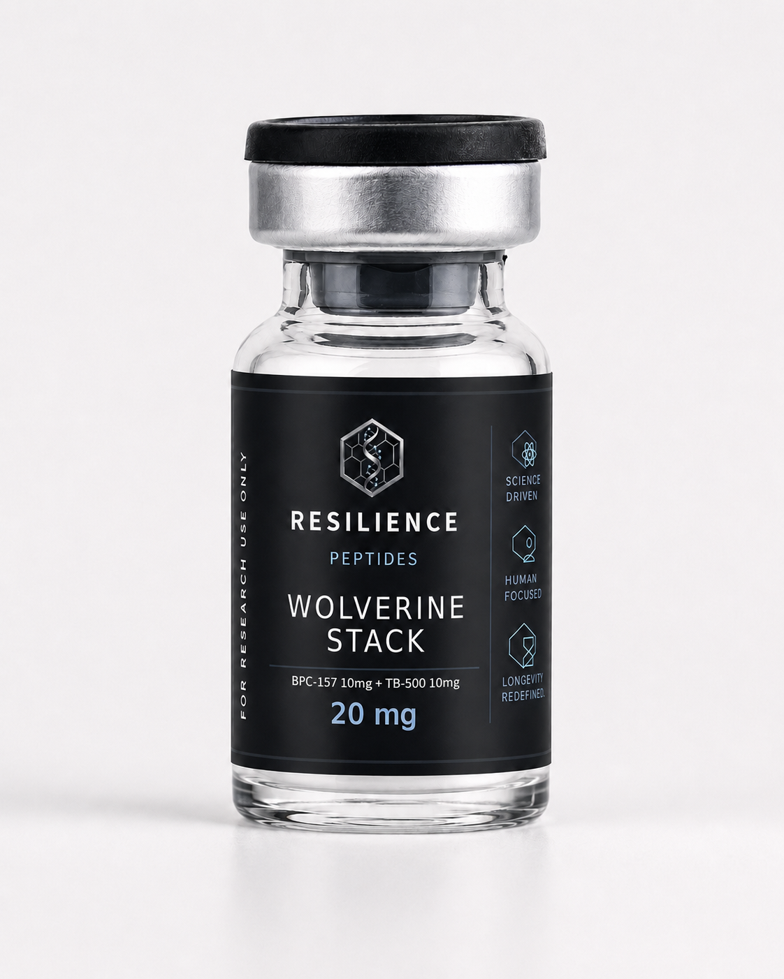 Wolverine Stack (BPC-157 10 mg + TB-500 10 mg) — 20 mg